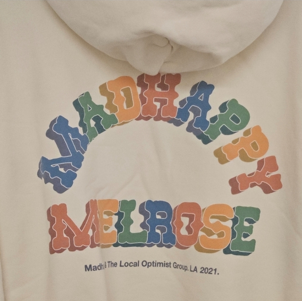 110 MADHAPPY MELROSE OPTIMIST GROUP HOODIE SIZE MEDIUM - Picture 7 of 10